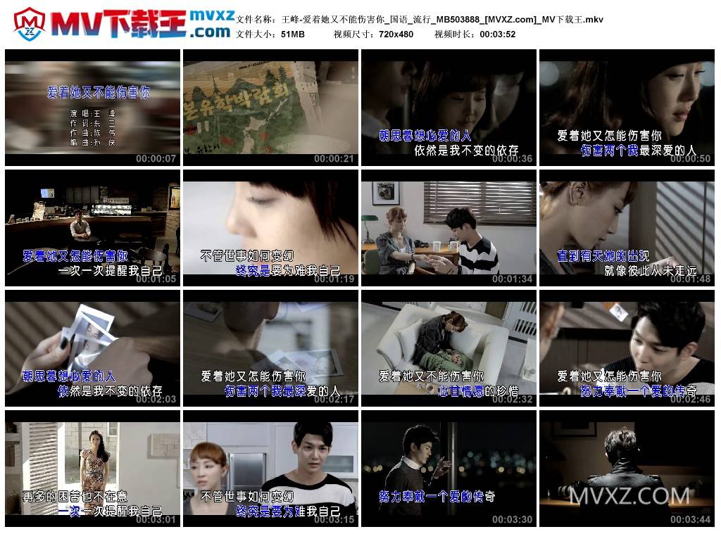 王峰-爱着她又不能伤害你_国语_流行_MB503888